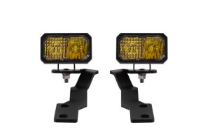 Toyota Tacoma LED Light Pods - Diode Dynamics - Stage Series 2in - Sport Yellow - `16-`23 Toyota Tacoma LED Light Pods - Diode Dynamics - Stage Series 2in - Sport Yellow - `16-`23